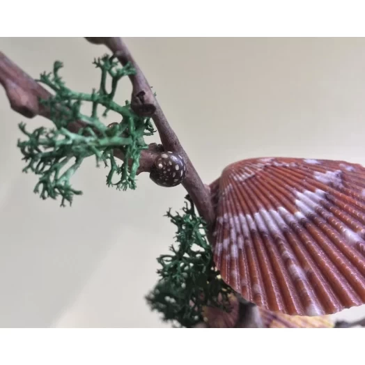 Sea Landscape / Tree Miniature on the Coconut # 9