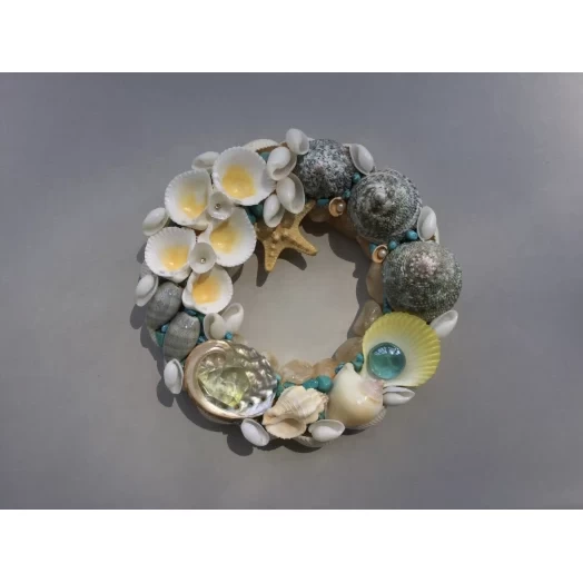 Sea Picture / Frame, Blue & Yellow, Round # 2 Sea Picture / Frame, Blue & Yellow, Round # 2