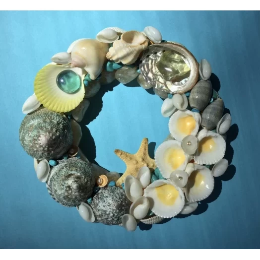 Sea Picture / Frame, Blue & Yellow, Round # 2 Sea Picture / Frame, Blue & Yellow, Round # 2