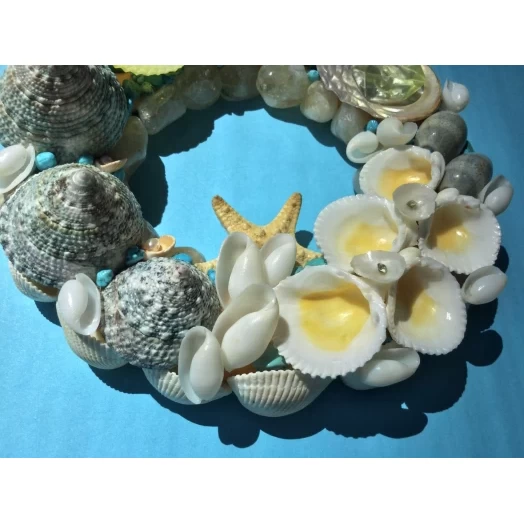 Sea Picture / Frame, Blue & Yellow, Round # 2 Sea Picture / Frame, Blue & Yellow, Round # 2