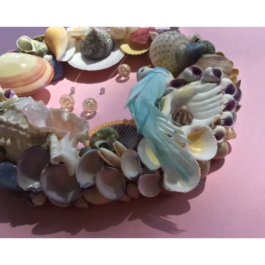 Sea Picture / Frame, Colorful, Round # 5