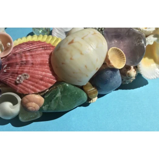 Sea Picture / Frame, Colorful, Round # 5