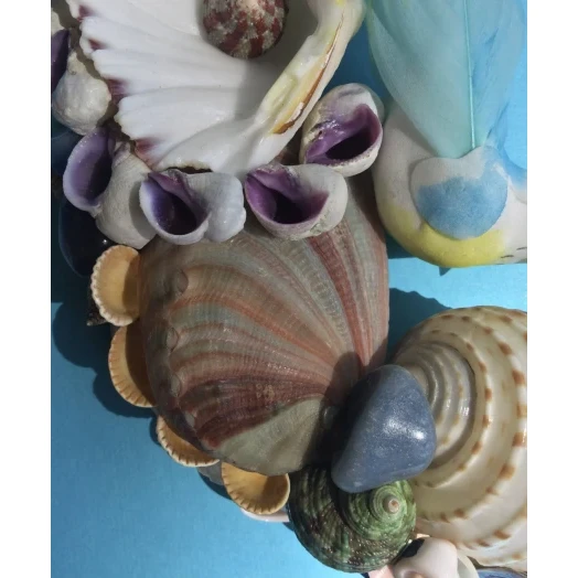 Sea Picture / Frame, Colorful, Round # 5