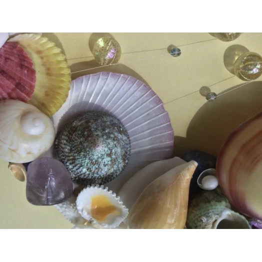 Sea Picture / Frame, Colorful, Round # 5