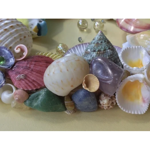 Sea Picture / Frame, Colorful, Round # 5