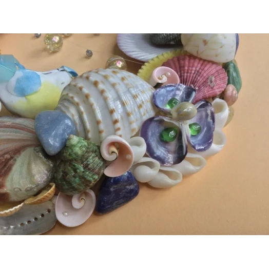 Sea Picture / Frame, Colorful, Round # 5