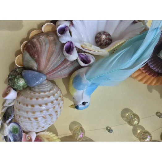 Sea Picture / Frame, Colorful, Round # 5