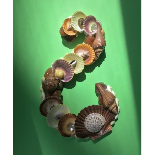 Sea Picture / Frame, Brown, Orange and Yellow, Serpentine # 12 Sea Picture / Frame, Brown, Orange and Yellow, Serpentine # 12