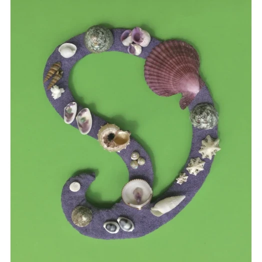 Sea Picture / Frame, Purple and Green Sandy Loop / Wave # 28 Sea Picture / Frame, Purple and Green Sandy Loop / Wave # 28