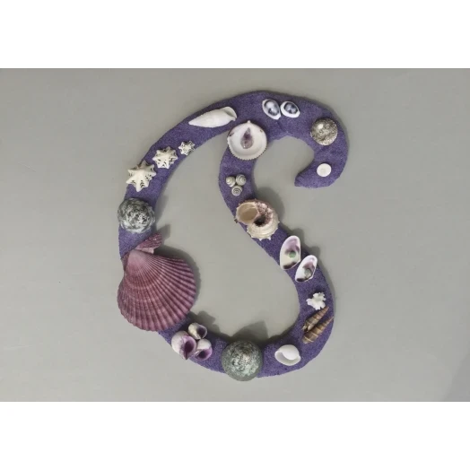 Sea Picture / Frame, Purple and Green Sandy Loop / Wave # 28 Sea Picture / Frame, Purple and Green Sandy Loop / Wave # 28