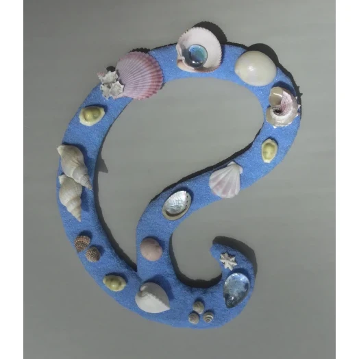 Sea Picture / Frame, Blue Sandy Loop / Wave # 29