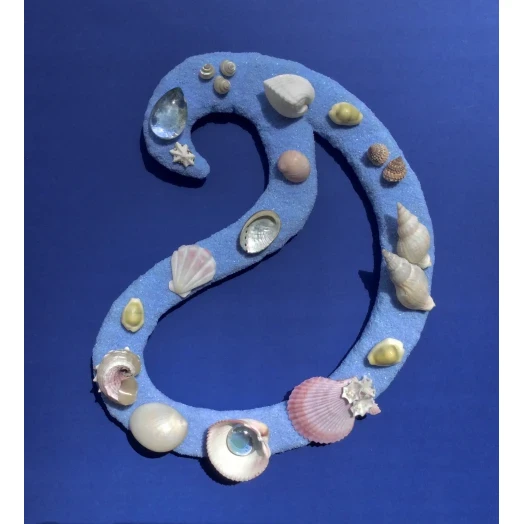 Sea Picture / Frame, Blue Sandy Loop / Wave # 29