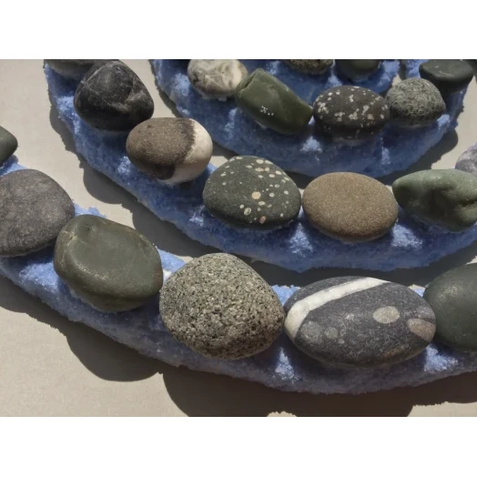 Sea Picture / Frame, Blue and Grey, Sandy Spiral / Helix # 6 Sea Picture / Frame, Blue and Grey, Sandy Spiral / Helix # 6