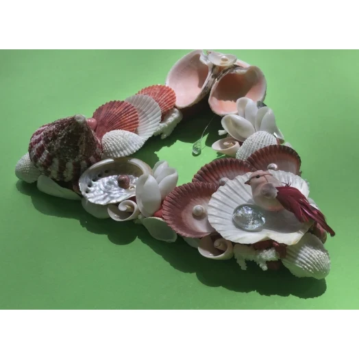 Sea Picture / Frame, Red and White Triangle # 3