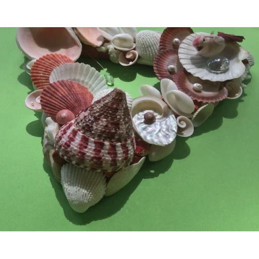 Sea Picture / Frame, Red and White Triangle # 3