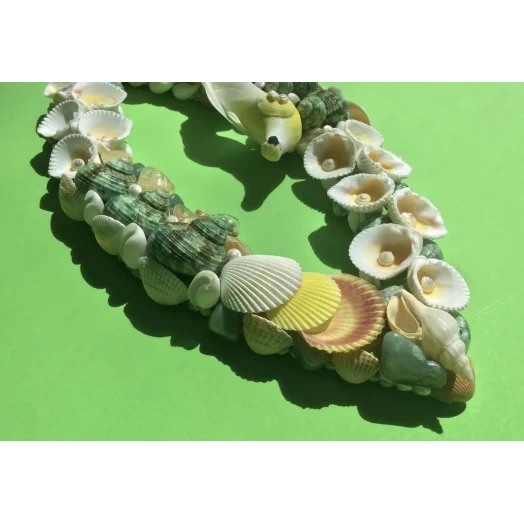 Sea Picture / Frame, White, Green & Yellow Eye # 10 Sea Picture / Frame, White, Green & Yellow Eye # 10