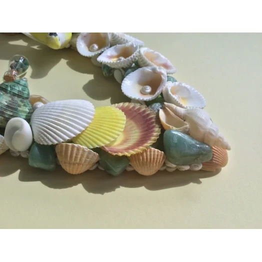 Sea Picture / Frame, White, Green & Yellow Eye # 10 Sea Picture / Frame, White, Green & Yellow Eye # 10