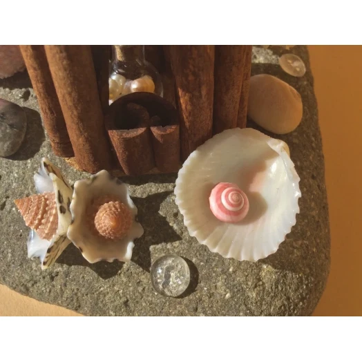 Sea Landscape / Coral Tree Miniature on the Stone # 8 Sea Landscape / Coral Tree Miniature on the Stone # 8