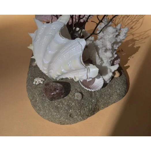 Sea Landscape / Coral Tree Miniature on the Stone # 8 Sea Landscape / Coral Tree Miniature on the Stone # 8