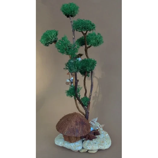 Sea Landscape / Tree Miniature on the Stones # 2