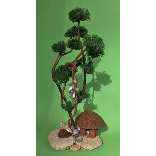 Sea Landscape / Tree Miniature on the Stones # 2