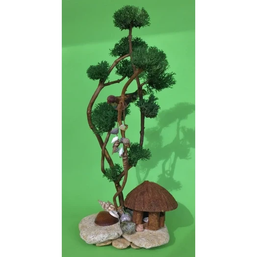 Sea Landscape / Tree Miniature on the Stones # 2