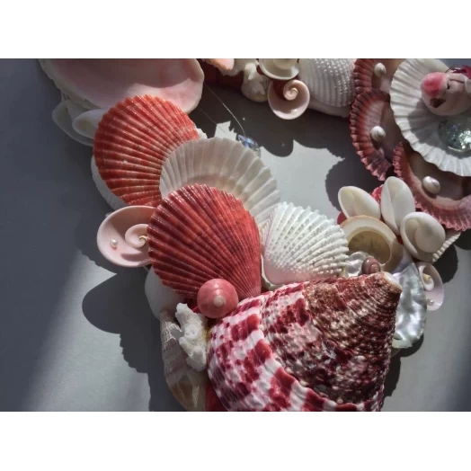 Sea Picture / Frame, Red and White Triangle # 3
