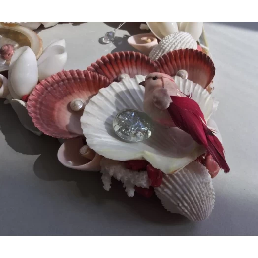 Sea Picture / Frame, Red and White Triangle # 3