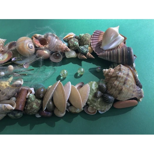 Sea Picture / Frame, Brown and Green, Rectangular # 15 Sea Picture / Frame, Brown and Green, Rectangular # 15