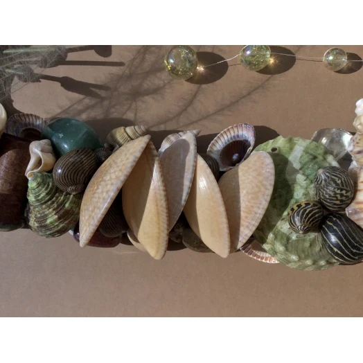 Sea Picture / Frame, Brown and Green, Rectangular # 15 Sea Picture / Frame, Brown and Green, Rectangular # 15