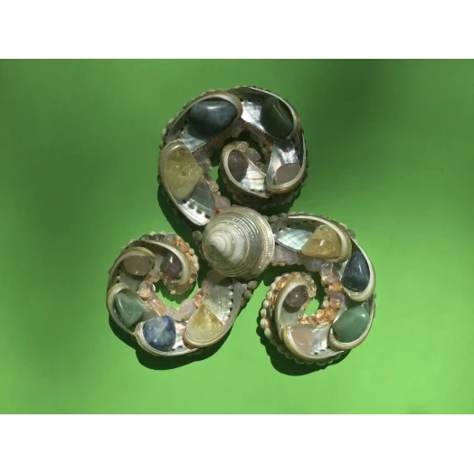 Sea Picture / Frame, Colorful and Pearly Spiral # 13 Sea Picture / Frame, Colorful and Pearly Spiral # 13