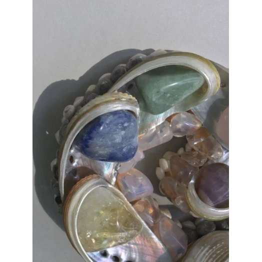 Sea Picture / Frame, Colorful and Pearly Spiral # 13 Sea Picture / Frame, Colorful and Pearly Spiral # 13