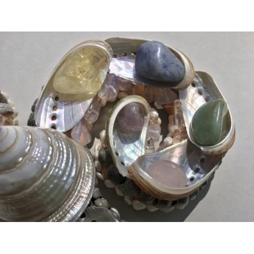 Sea Picture / Frame, Colorful and Pearly Spiral # 13 Sea Picture / Frame, Colorful and Pearly Spiral # 13