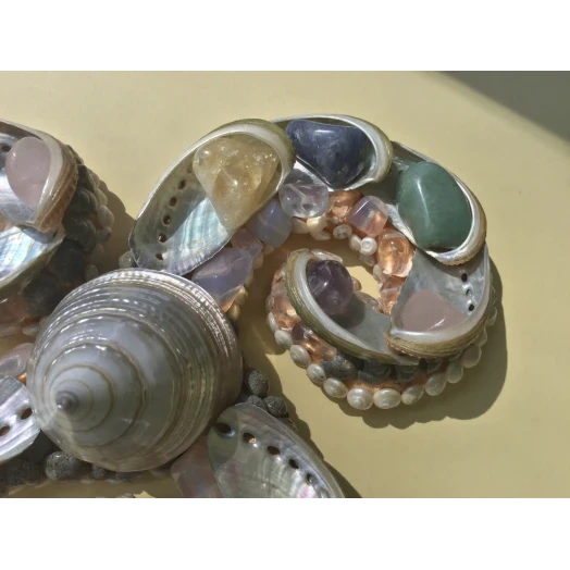 Sea Picture / Frame, Colorful and Pearly Spiral # 13 Sea Picture / Frame, Colorful and Pearly Spiral # 13