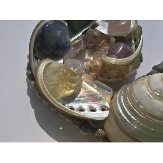 Sea Picture / Frame, Colorful and Pearly Spiral # 13 Sea Picture / Frame, Colorful and Pearly Spiral # 13