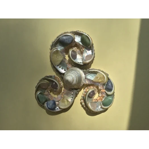 Sea Picture / Frame, Colorful and Pearly Spiral # 13 Sea Picture / Frame, Colorful and Pearly Spiral # 13