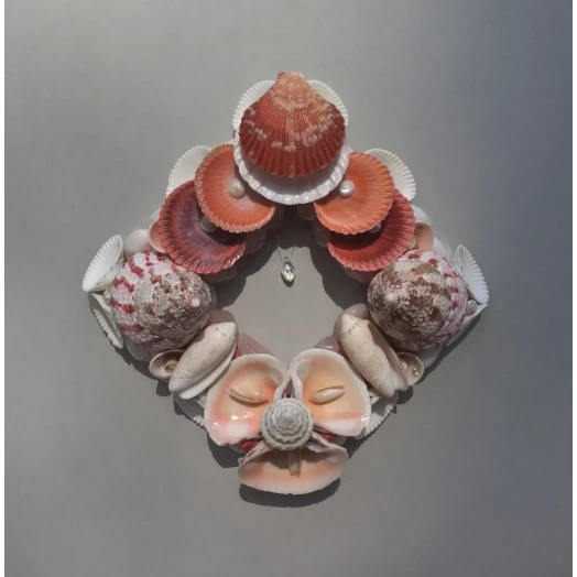 Sea Picture / Frame, Red & White, Square / Diamond  # 1