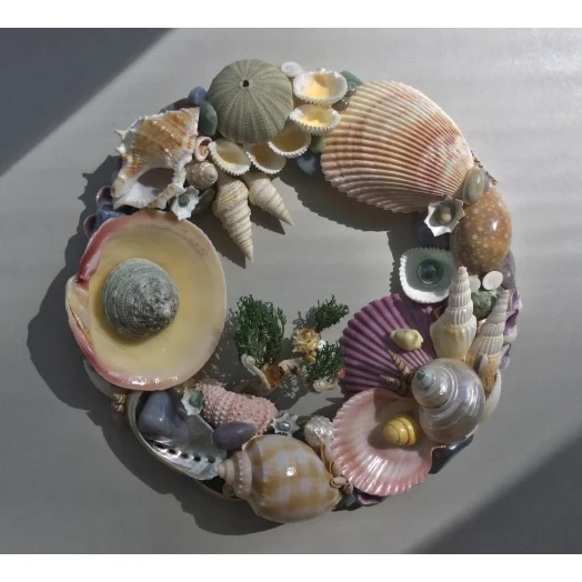 Sea Picture / Frame, Colorful, Round # 13