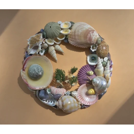 Sea Picture / Frame, Colorful, Round # 13