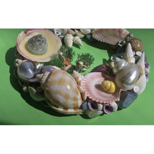 Sea Picture / Frame, Colorful, Round # 13