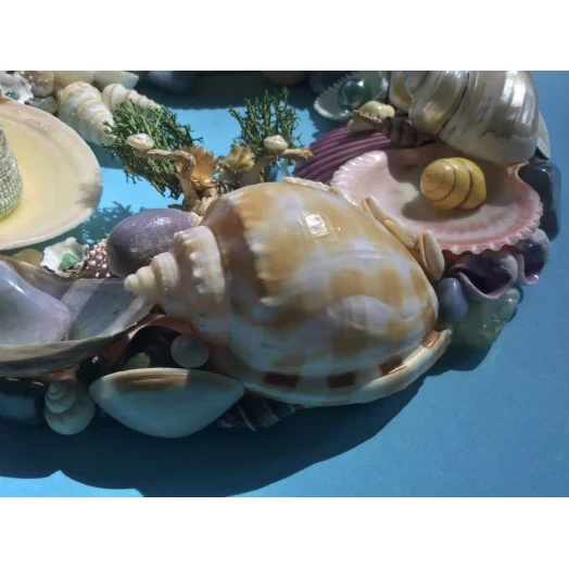 Sea Picture / Frame, Colorful, Round # 13