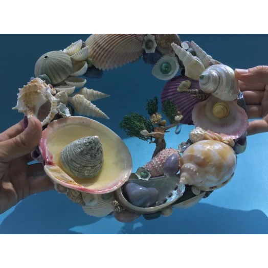 Sea Picture / Frame, Colorful, Round # 13