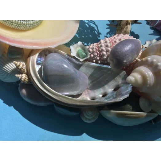 Sea Picture / Frame, Colorful, Round # 13