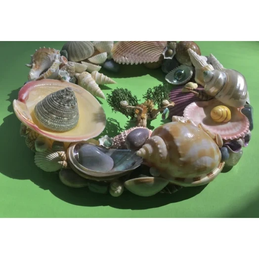 Sea Picture / Frame, Colorful, Round # 13