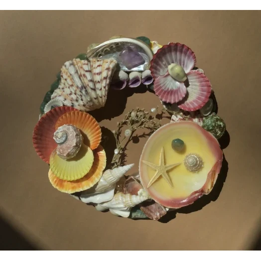 Sea Picture / Frame, Colorful, Round # 7