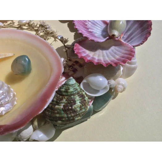 Sea Picture / Frame, Colorful, Round # 7