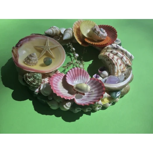 Sea Picture / Frame, Colorful, Round # 7