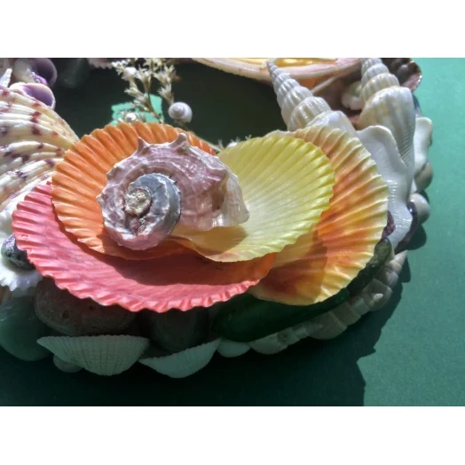 Sea Picture / Frame, Colorful, Round # 7
