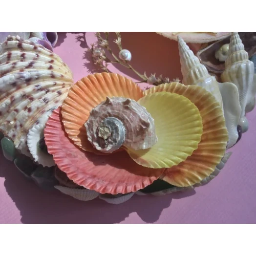 Sea Picture / Frame, Colorful, Round # 7