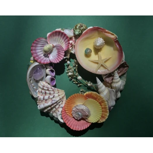 Sea Picture / Frame, Colorful, Round # 7